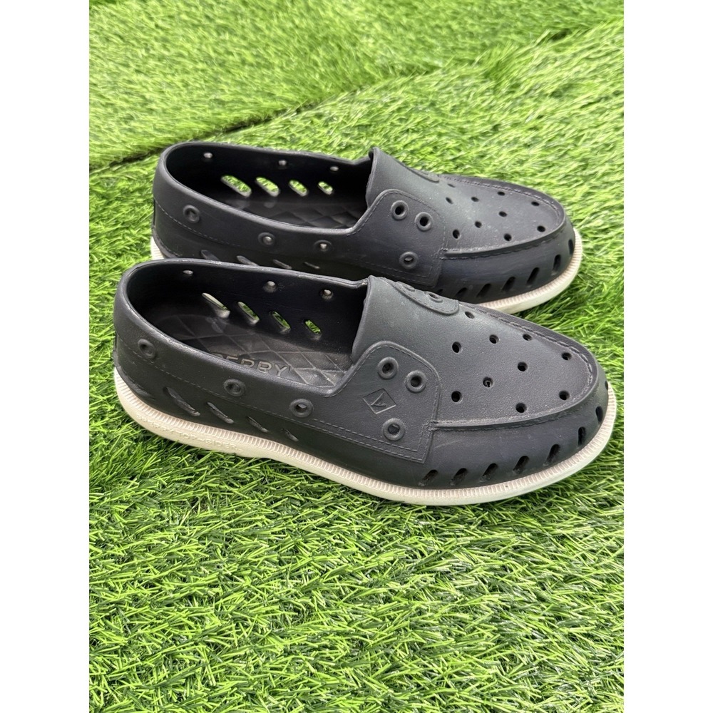 Sperry Authentic Original Float Boat Shoes Navy Blue Nautical Men's 5 Women's 7